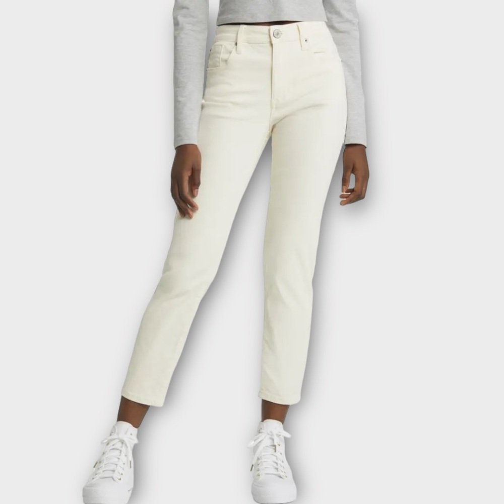 STS Blue Caroline High Waist Ankle Straight Leg Jeans 25 Ecru NWT